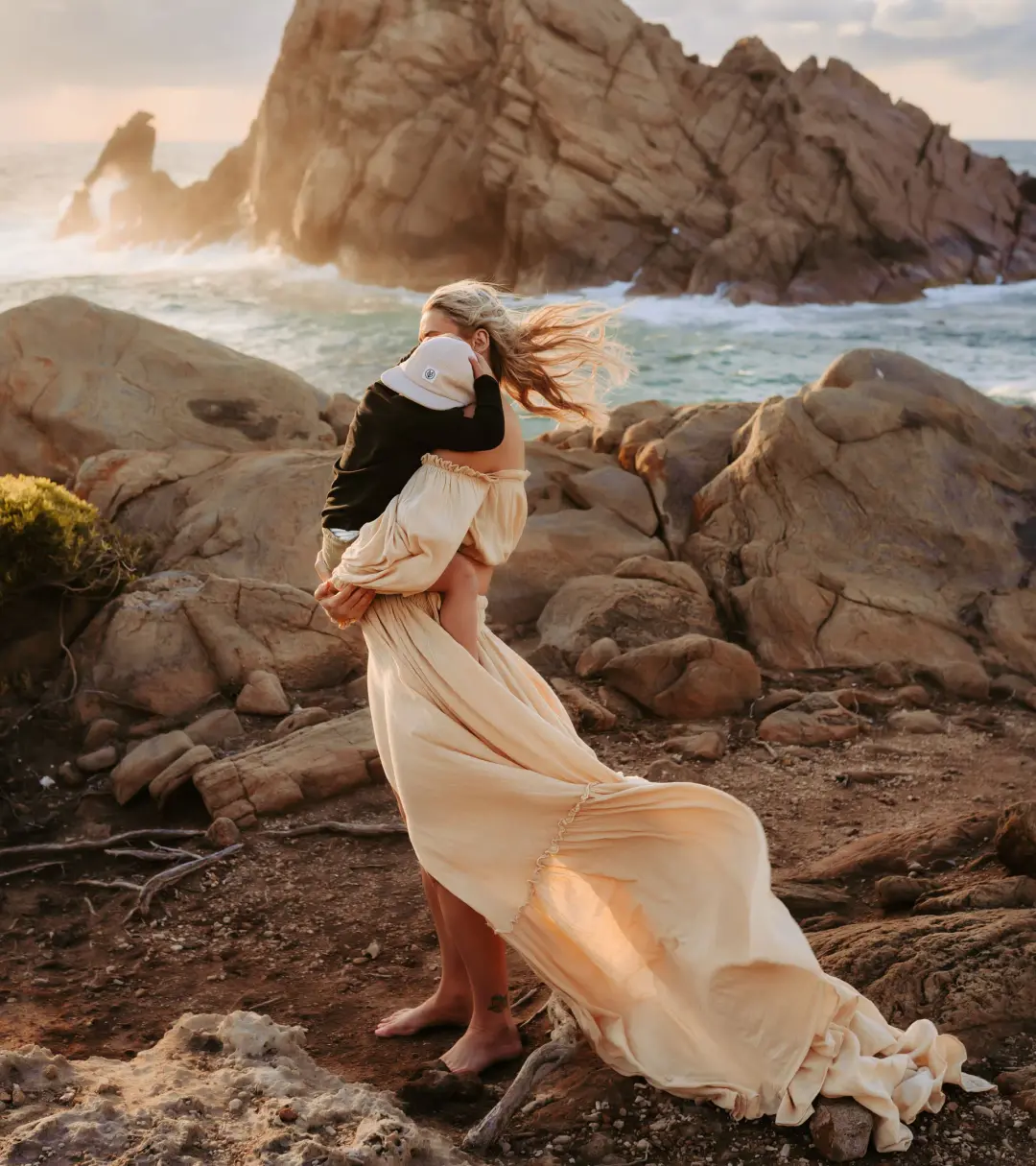 We Are Reclamation There Is Nothing Quite Like You Two Piece Maternity Gown Dark Ivory One Size  for rent on The Volte - main image