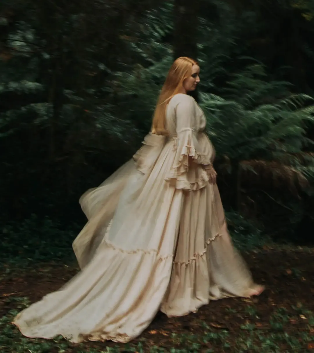 We Are Reclamation Dreams Like These Gown Beige - One Size Fits Most (Aus 6-18) for rent on The Volte - main image