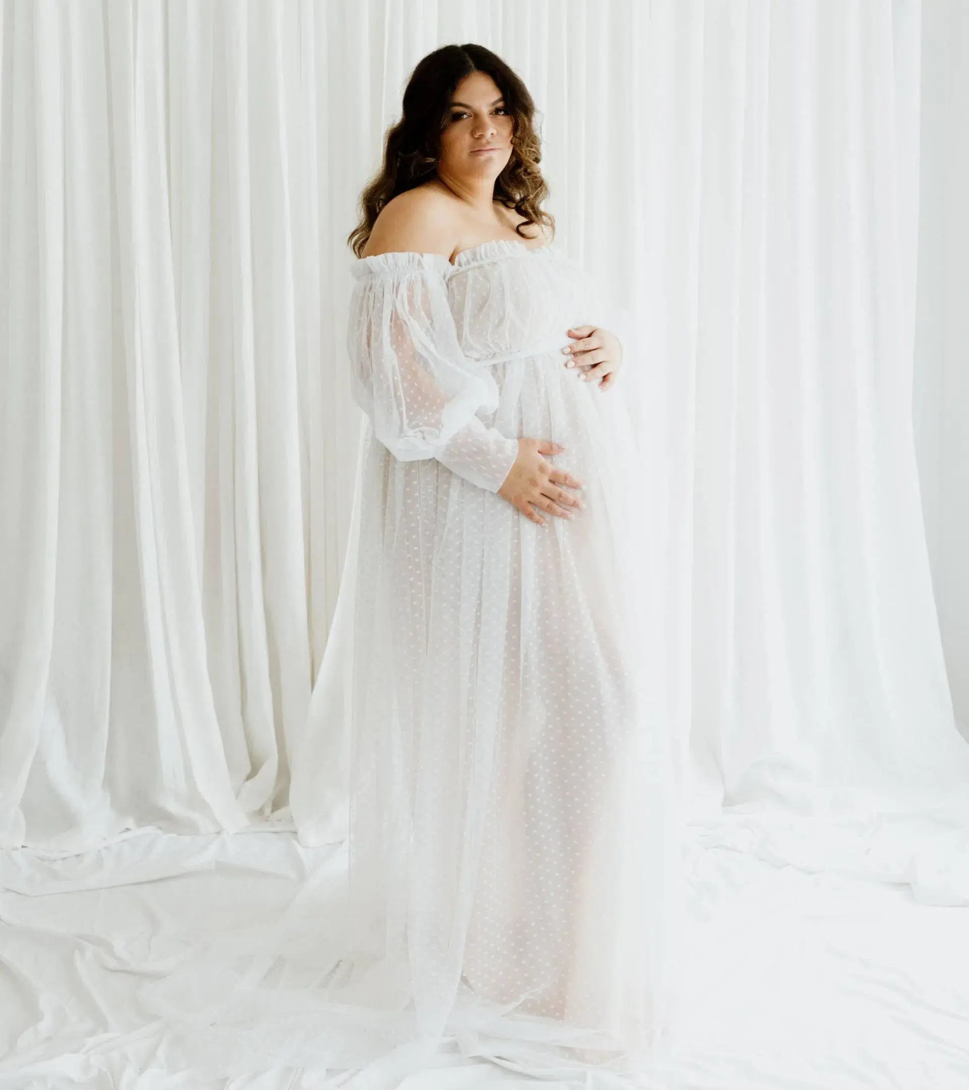 Isadora Tulle Dress with Nude Lining Size XXXL / AU 20 Plus Size - Image 1