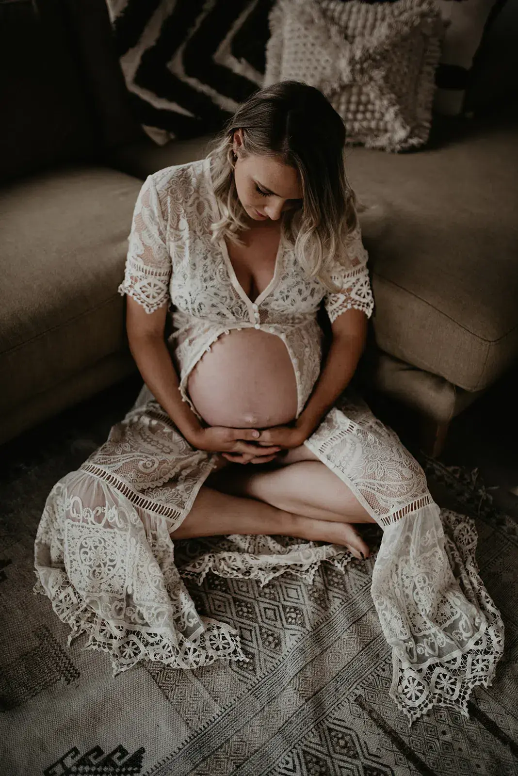 Spell & The Gypsy Rhiannon Gown Cream Size XS for rent on The Volte - main image