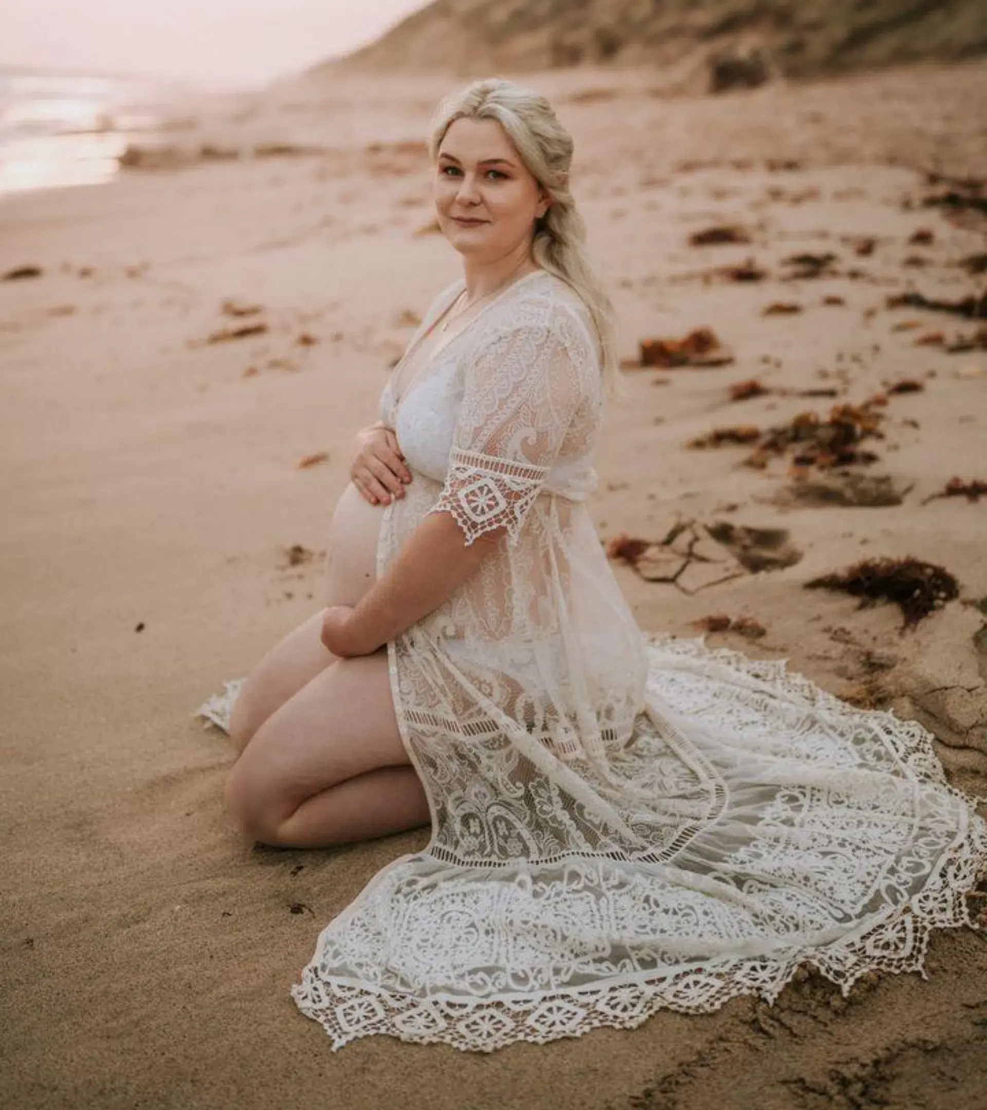Spell & The Gypsy Rhiannon Gown Cream Size S - Image 4