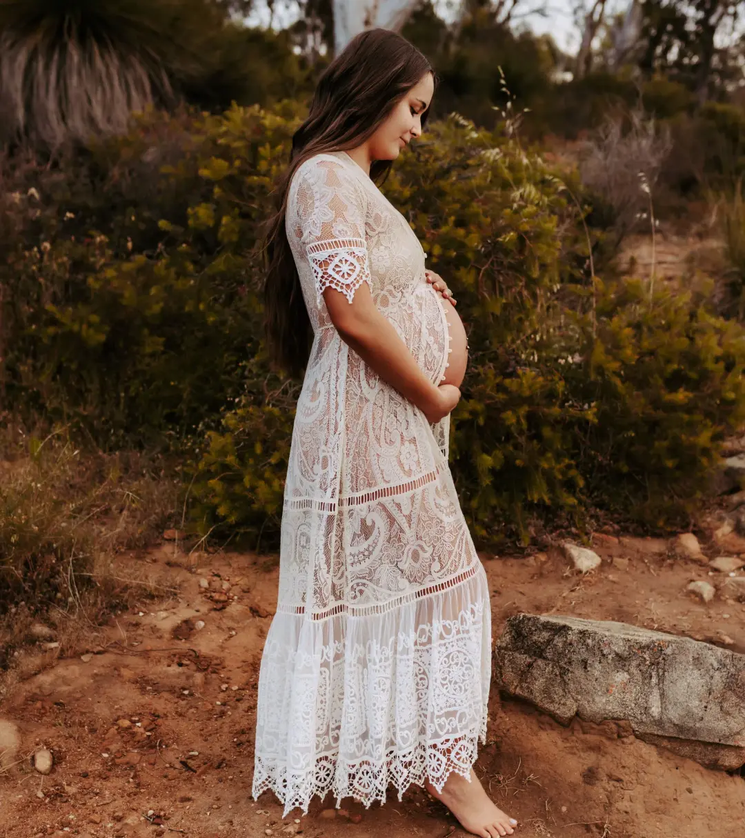 Spell & The Gypsy Rhiannon Gown Cream Size XL for rent on The Volte - main image