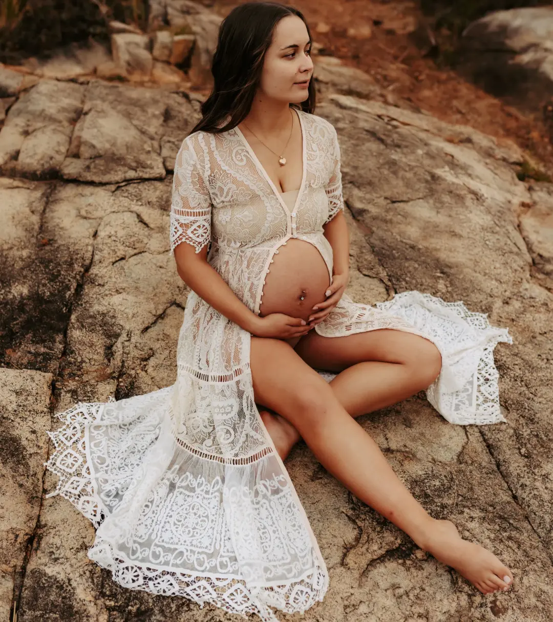 Spell & The Gypsy Rhiannon Gown Cream Size XL for rent on The Volte - main image