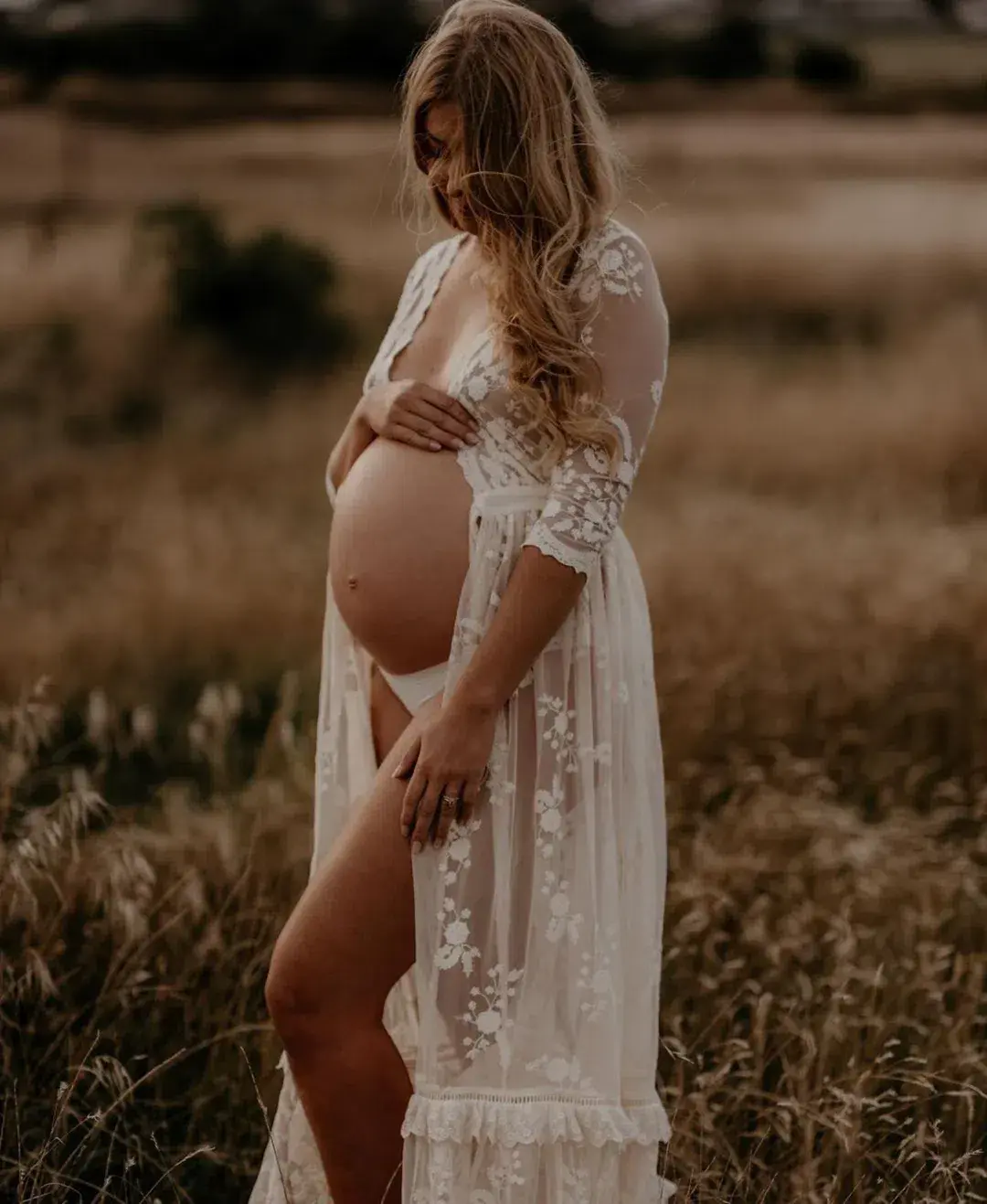 Spell Chloe Duster Off White Size XL for rent on The Volte - main image