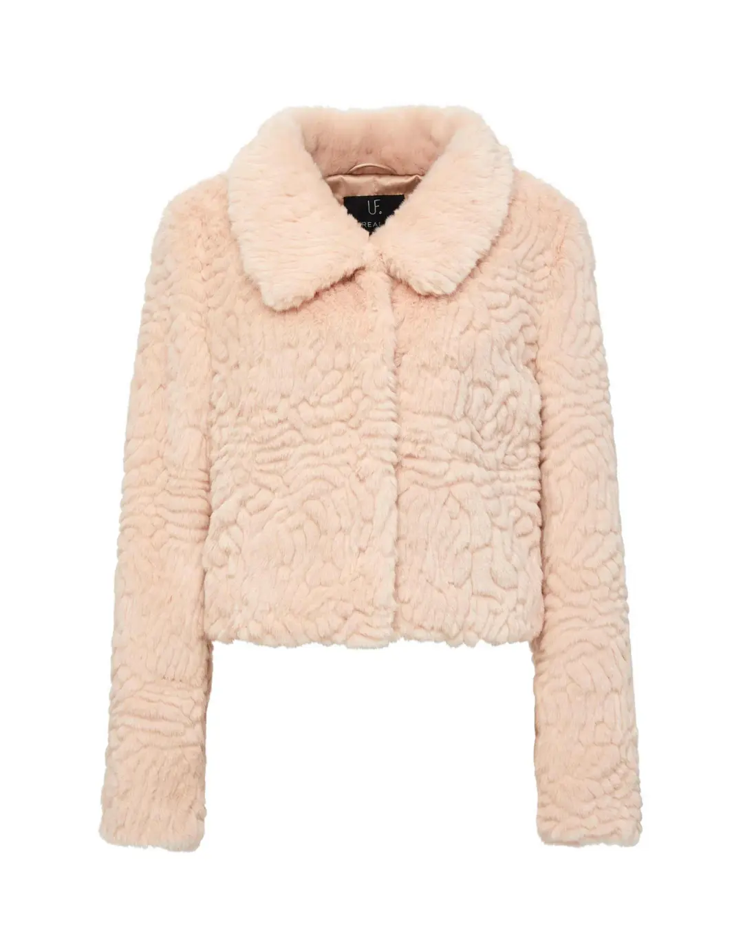 Unreal Fur Lily Jacket Peach Size 8 for rent on The Volte - main image
