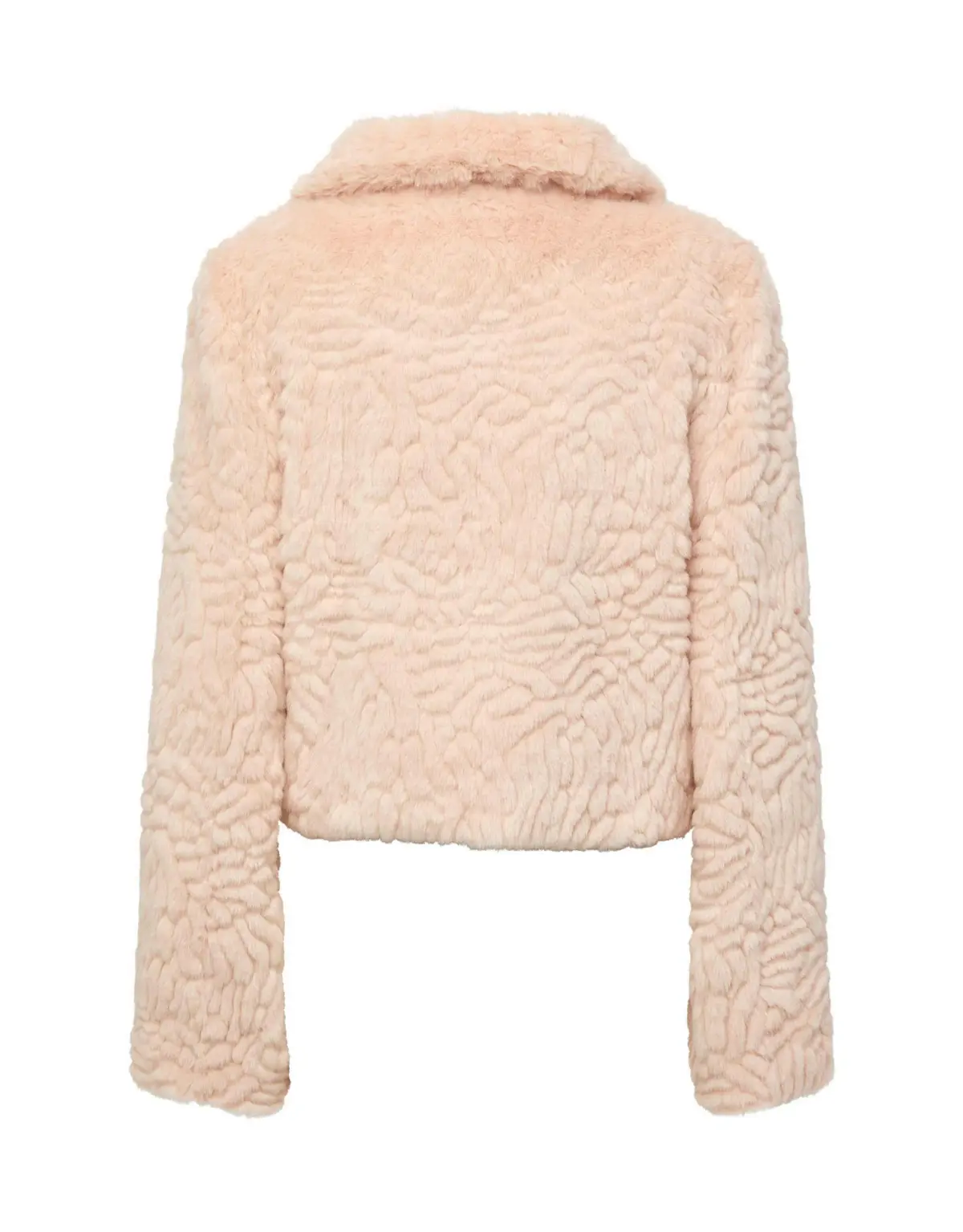 Unreal Fur Lily Jacket Peach Size 12 - Image 4