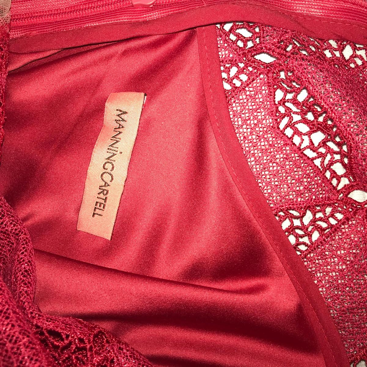 Manning Cartel Red lace dress - Image 4