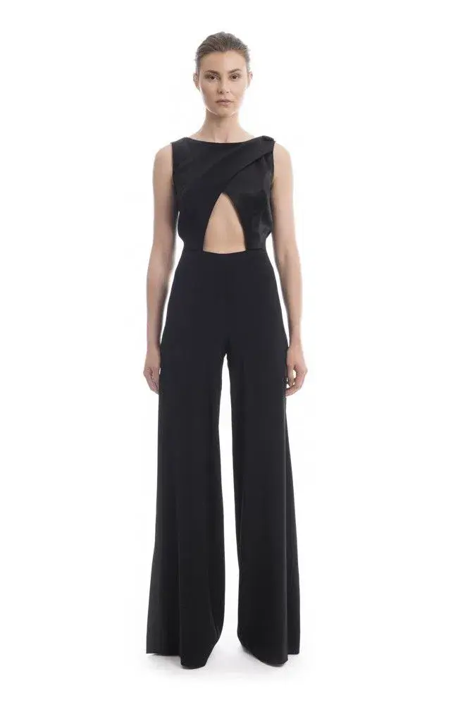 Lillian Khallouf Black Jumpsuit Size 8 - Image 1