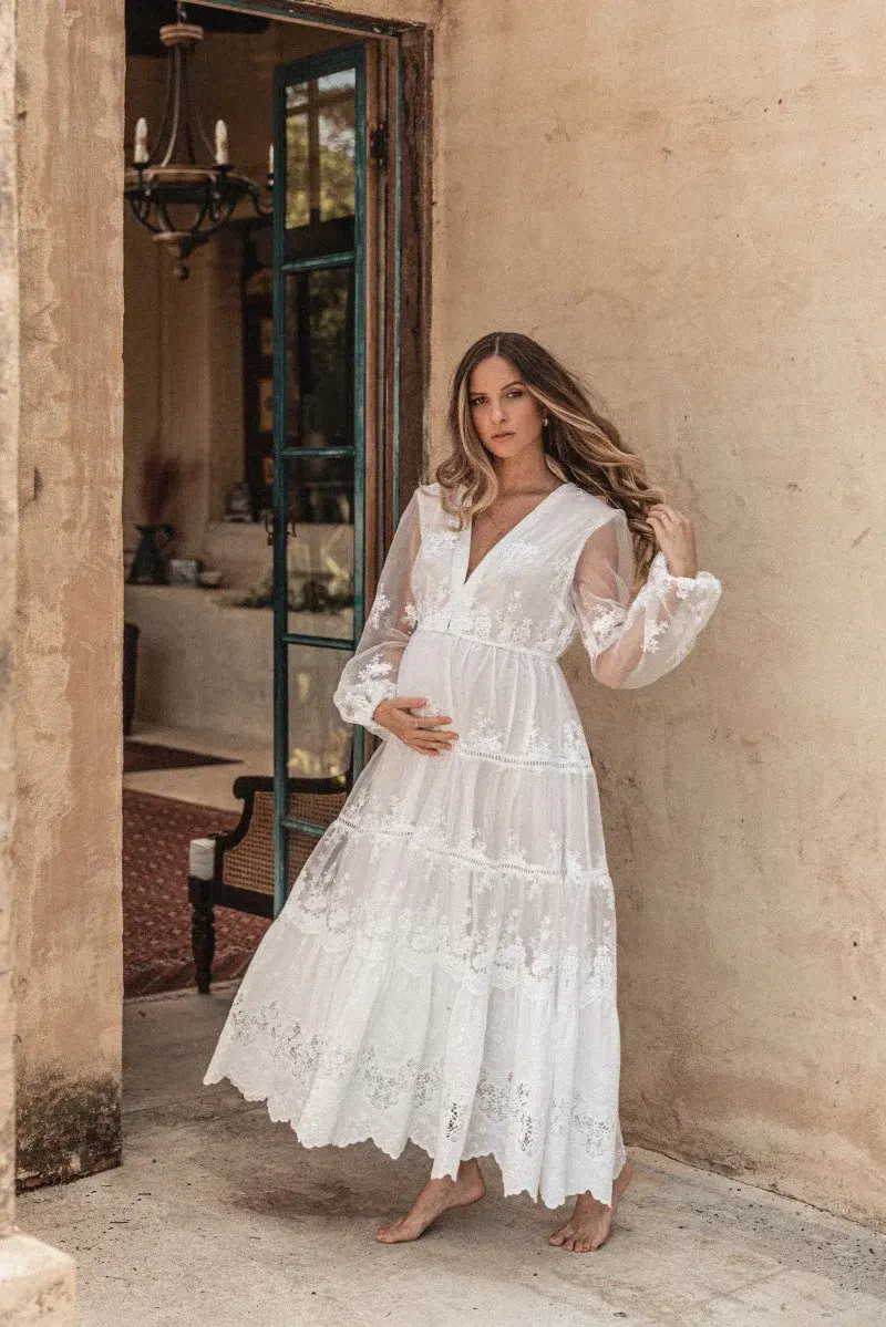 Coven & Co Lover Gown White Size L - Image 1