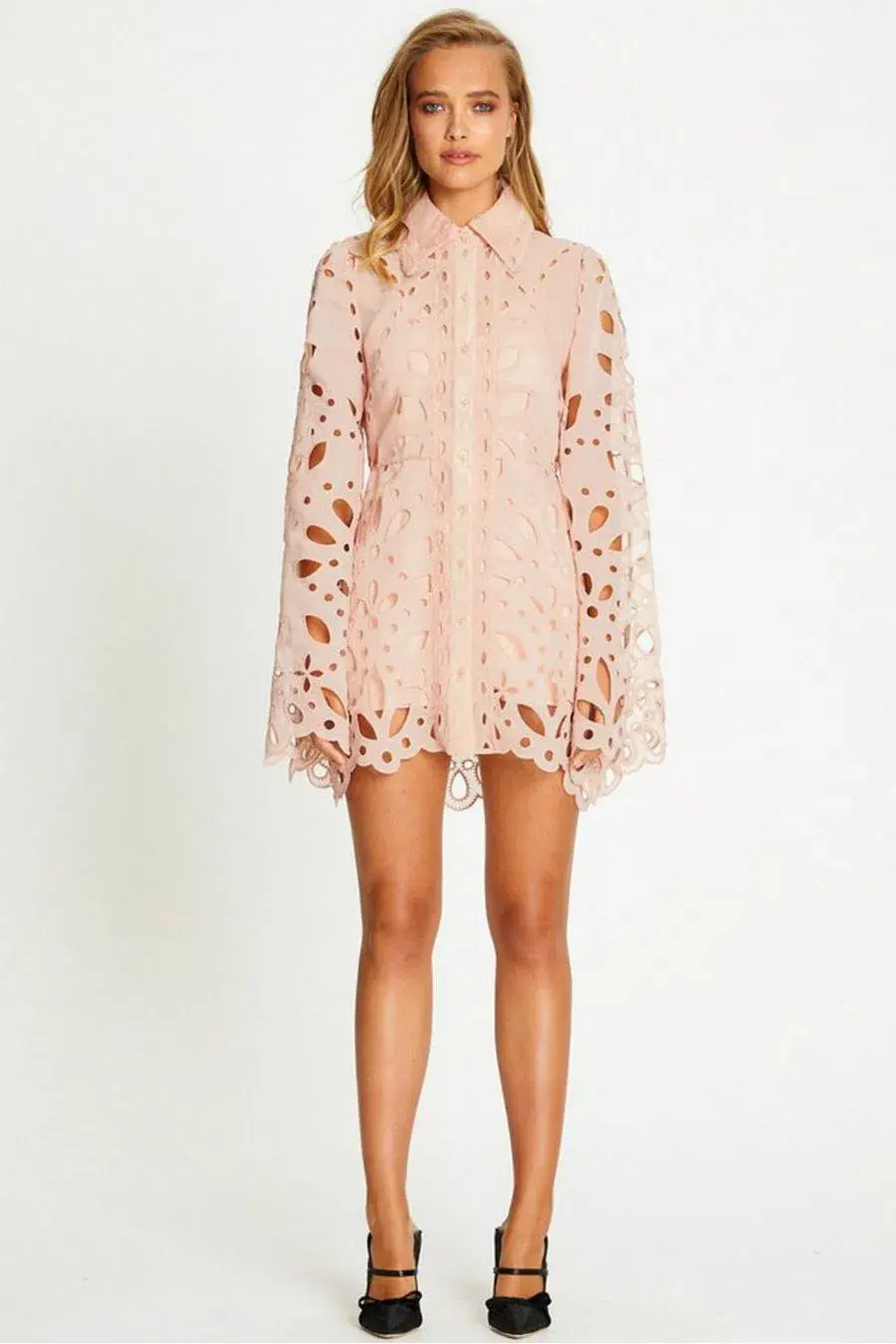 Alice McCall Baudelaire Mini Dress Blush Size 10 - Image 1