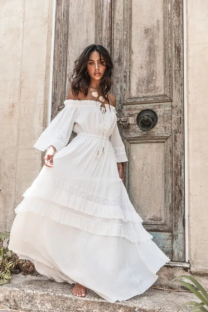 Coven & Co Juliet Gown White Size XS / AU 8 for rent on The Volte - main image