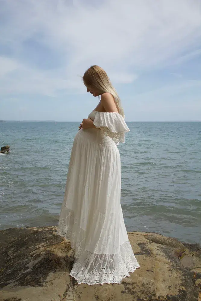 Coven & Co Folklore Gown White Size M / AU 12 for rent on The Volte - main image