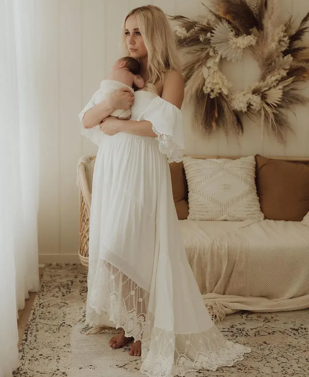 Coven & Co Folklore Gown White Size M / AU 12 for rent on The Volte - main image