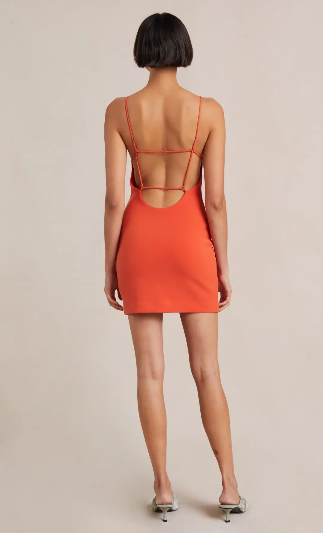 BEC + BRIDGE Elroy Mini Dress ORANGE Size AU 6 for rent on The Volte - main image
