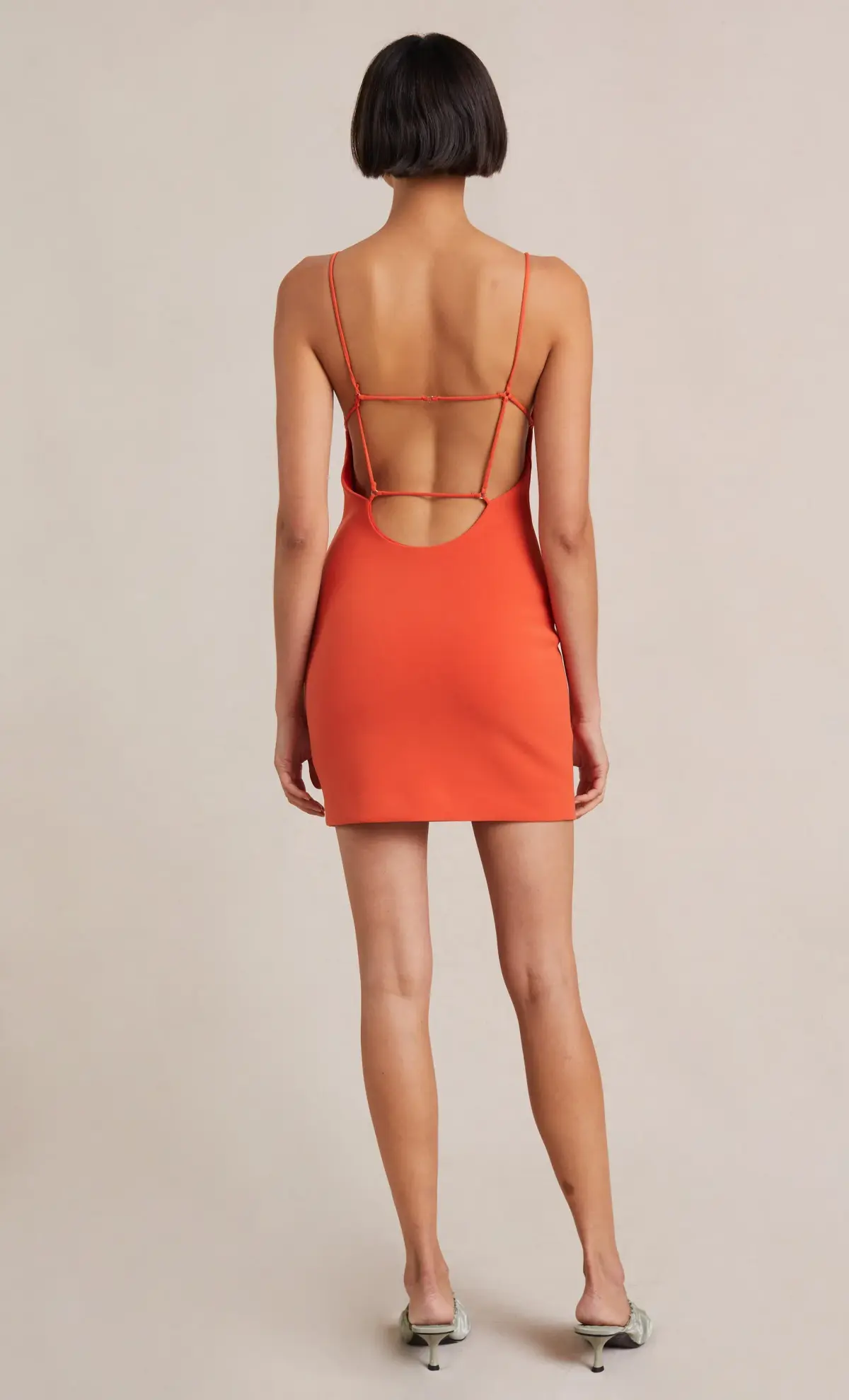 BEC + BRIDGE Elroy Mini Dress ORANGE Size AU 6 - Image 2