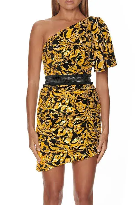 Eliya the Label Edena Dress Sequin Size L - Image 2