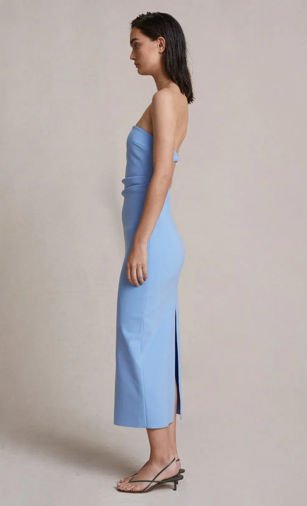 Bec and Bridge Noa Midi Dress Blue Size 6 - Image 3