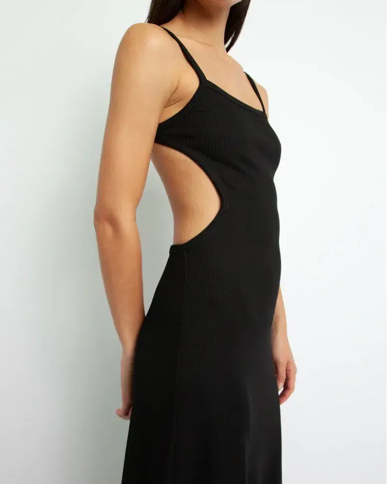 Christopher Esber Backless Wire Back Dress Black Size 6  - Image 5