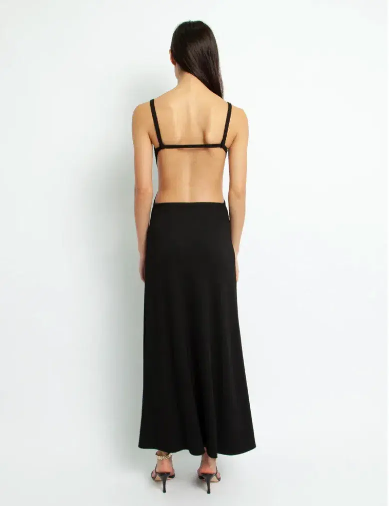 Christopher Esber Backless Wire Back Dress Black Size 6  - Image 6