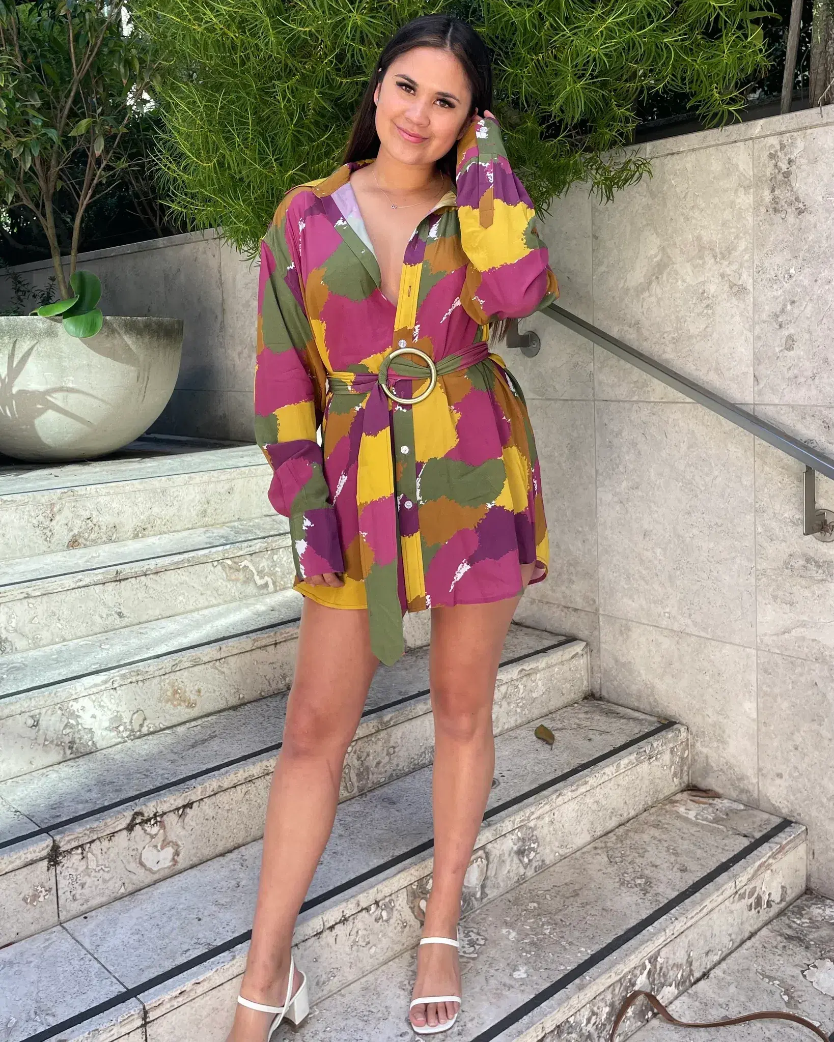 Bamba Swim Titan Dress Print Size 12 - Image 1
