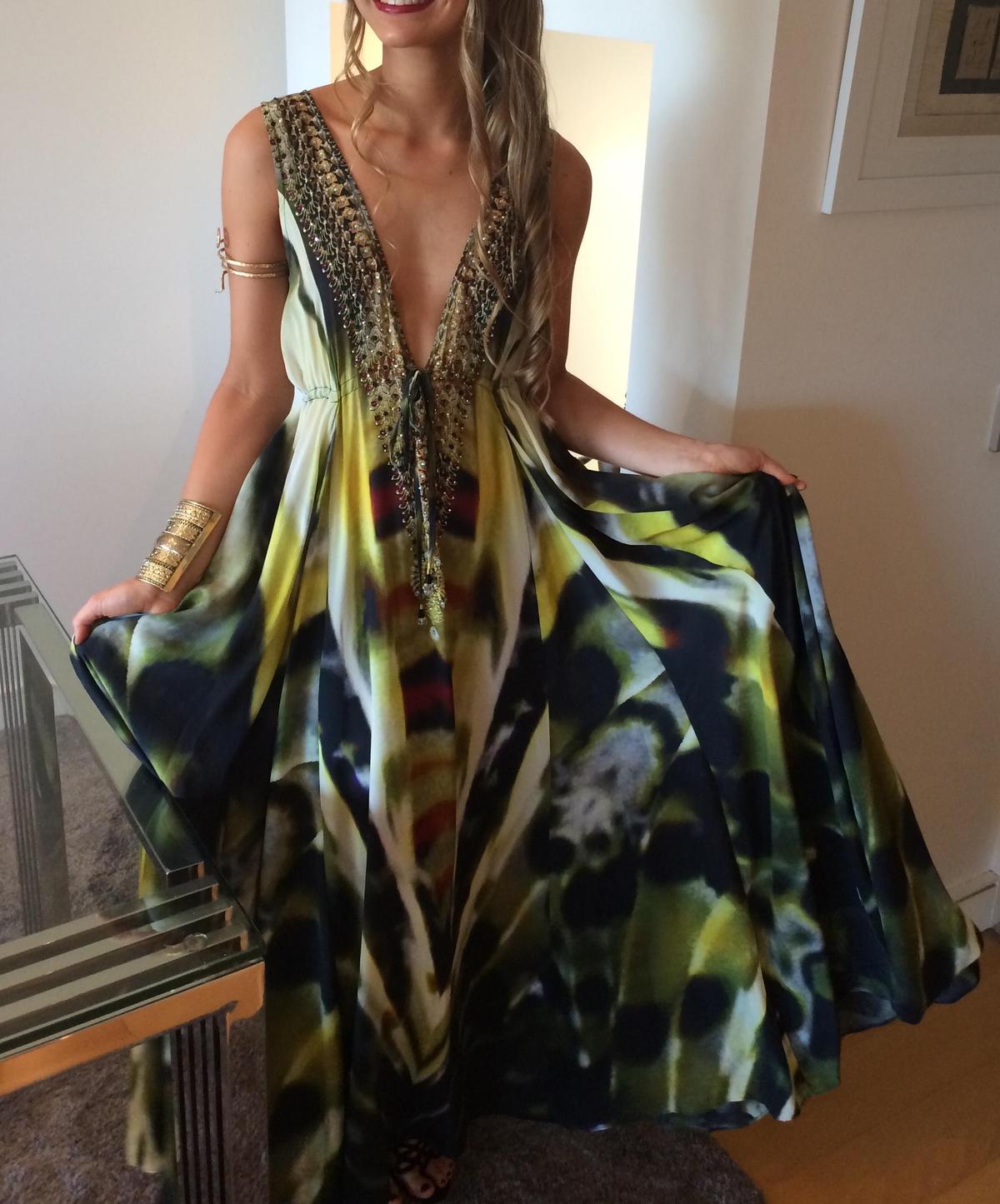 Camilla deep v dress - Image 1
