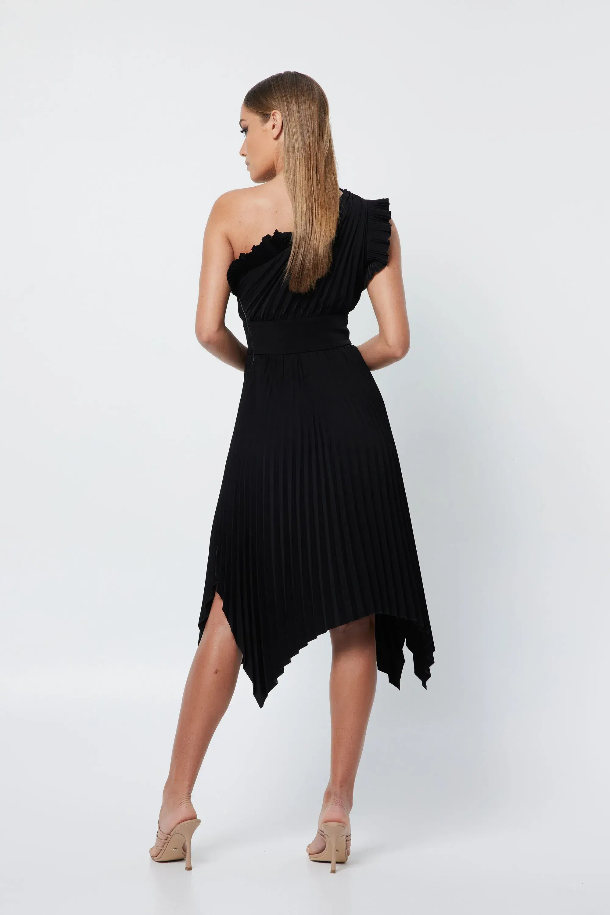 Mossman The Lady Like Midi Dress Black Size 6 - Image 2
