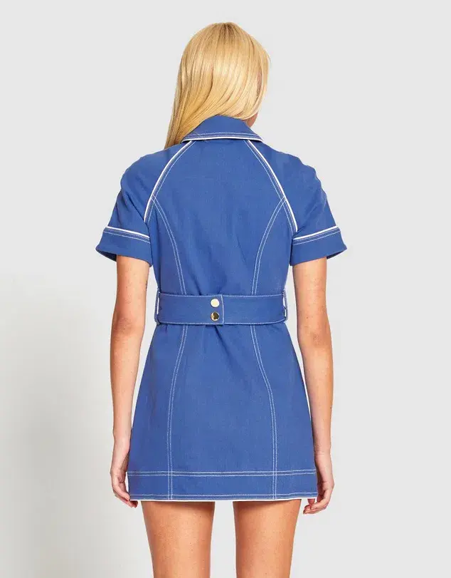 Alice McCall Saturdays Mini Dress Blue Size 4 - Image 4