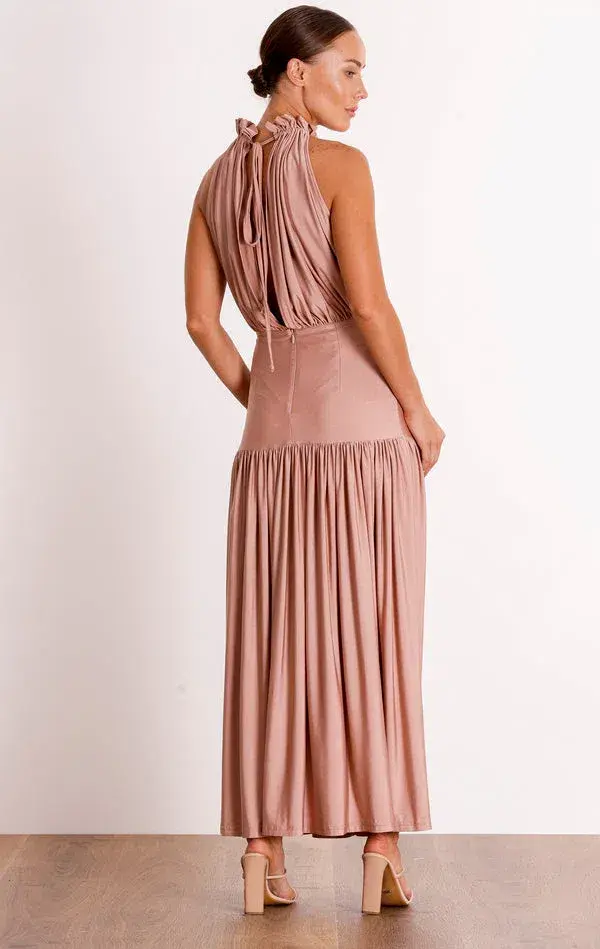 Pasduchas Two's Company Midi Dress in Peony Size AU 12 - Image 4
