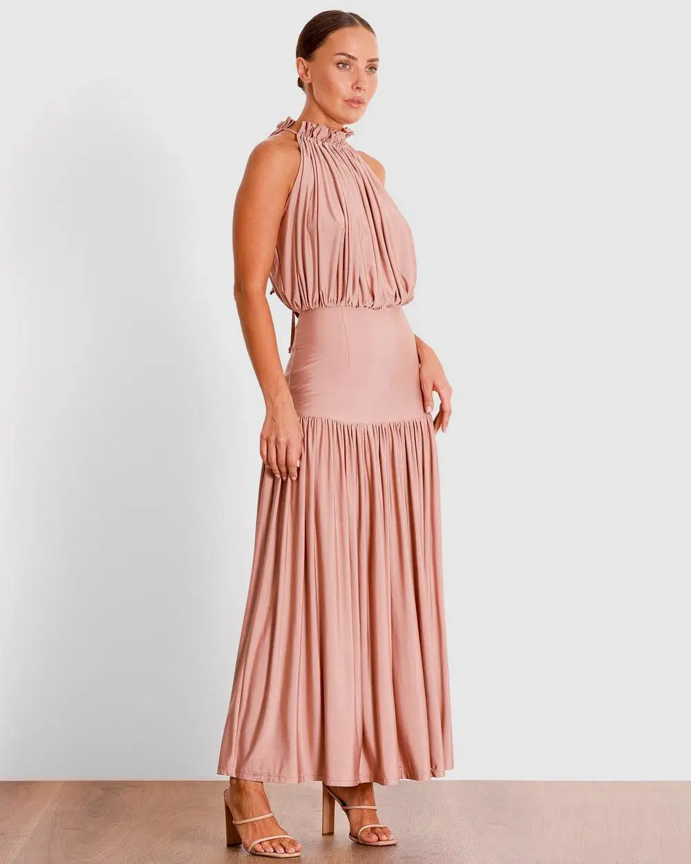 Pasduchas Two's Company Midi Dress in Peony Size AU 12 - Image 3