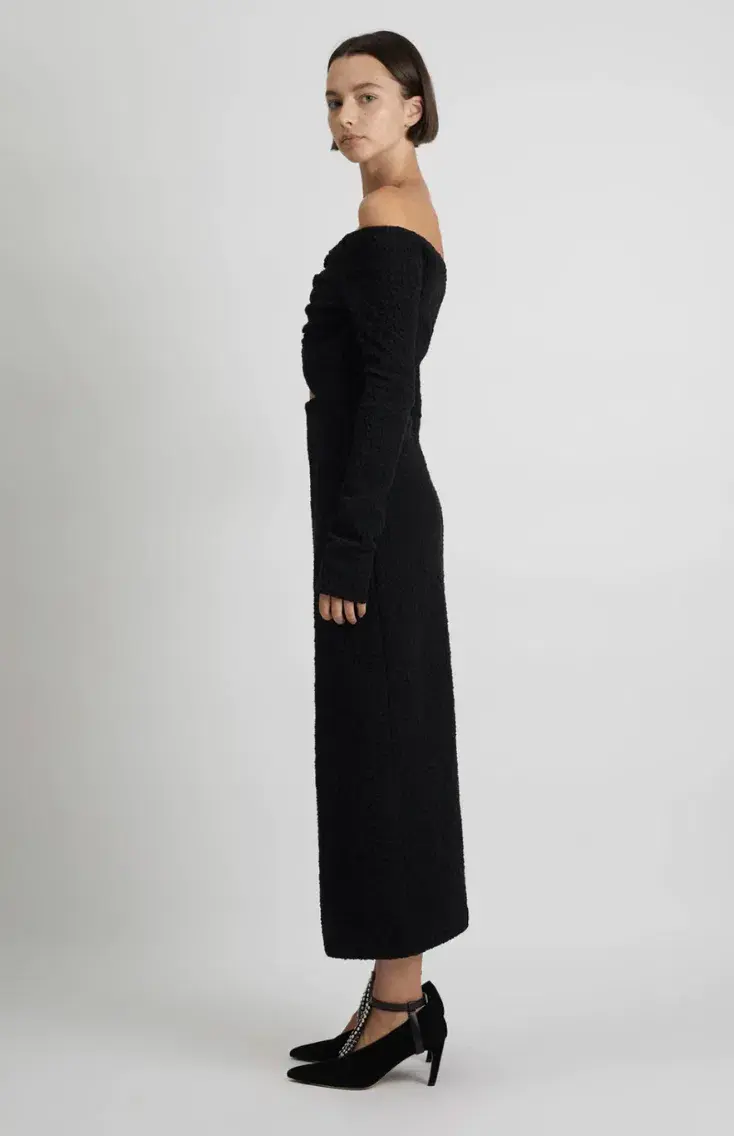 Camilla and Marc Minerva Dress Black Size 8  for rent on The Volte - main image