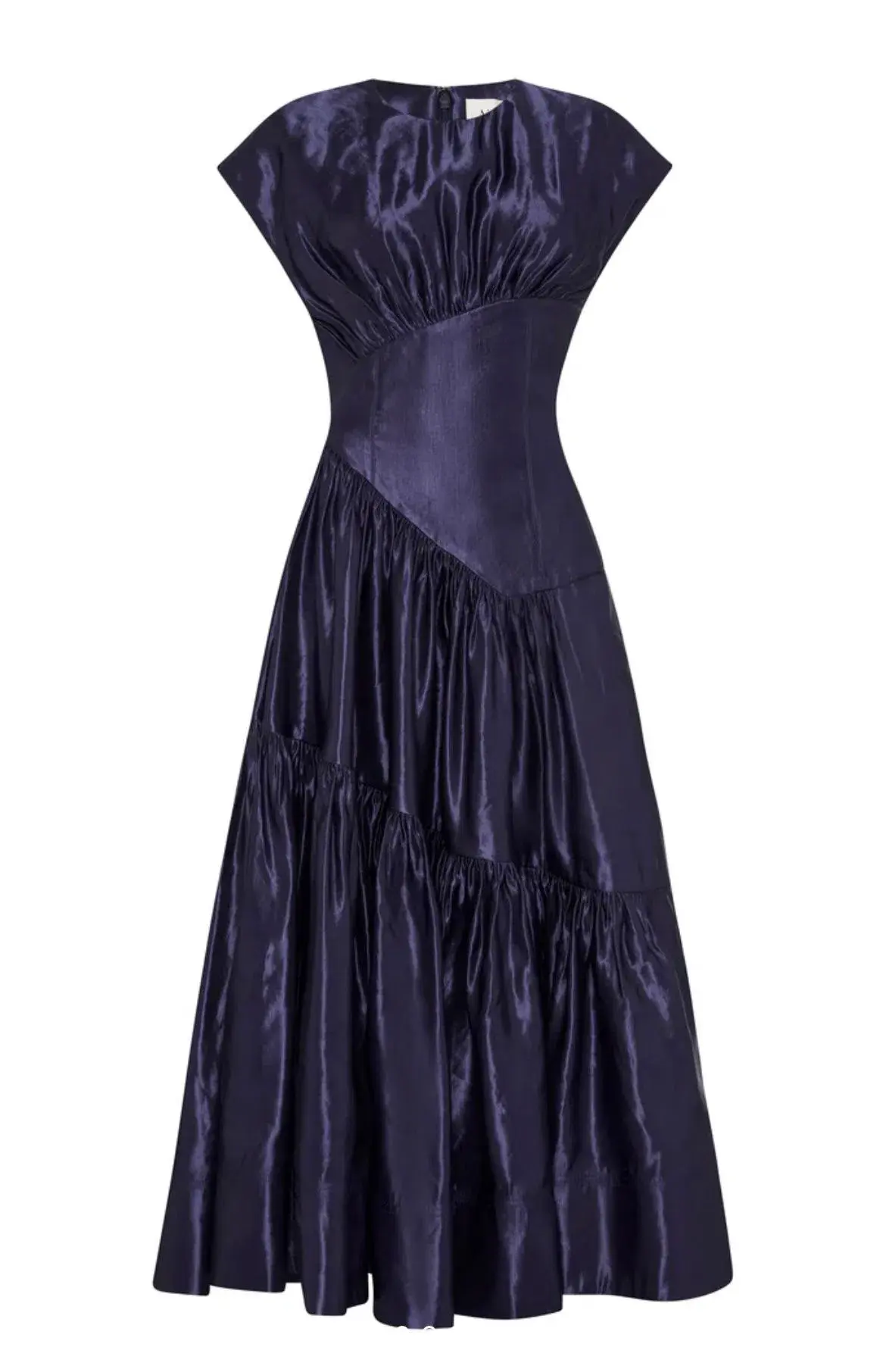 Aje Serendipity Reflection Midi Dress Washed Indigo Size 10 - Image 3