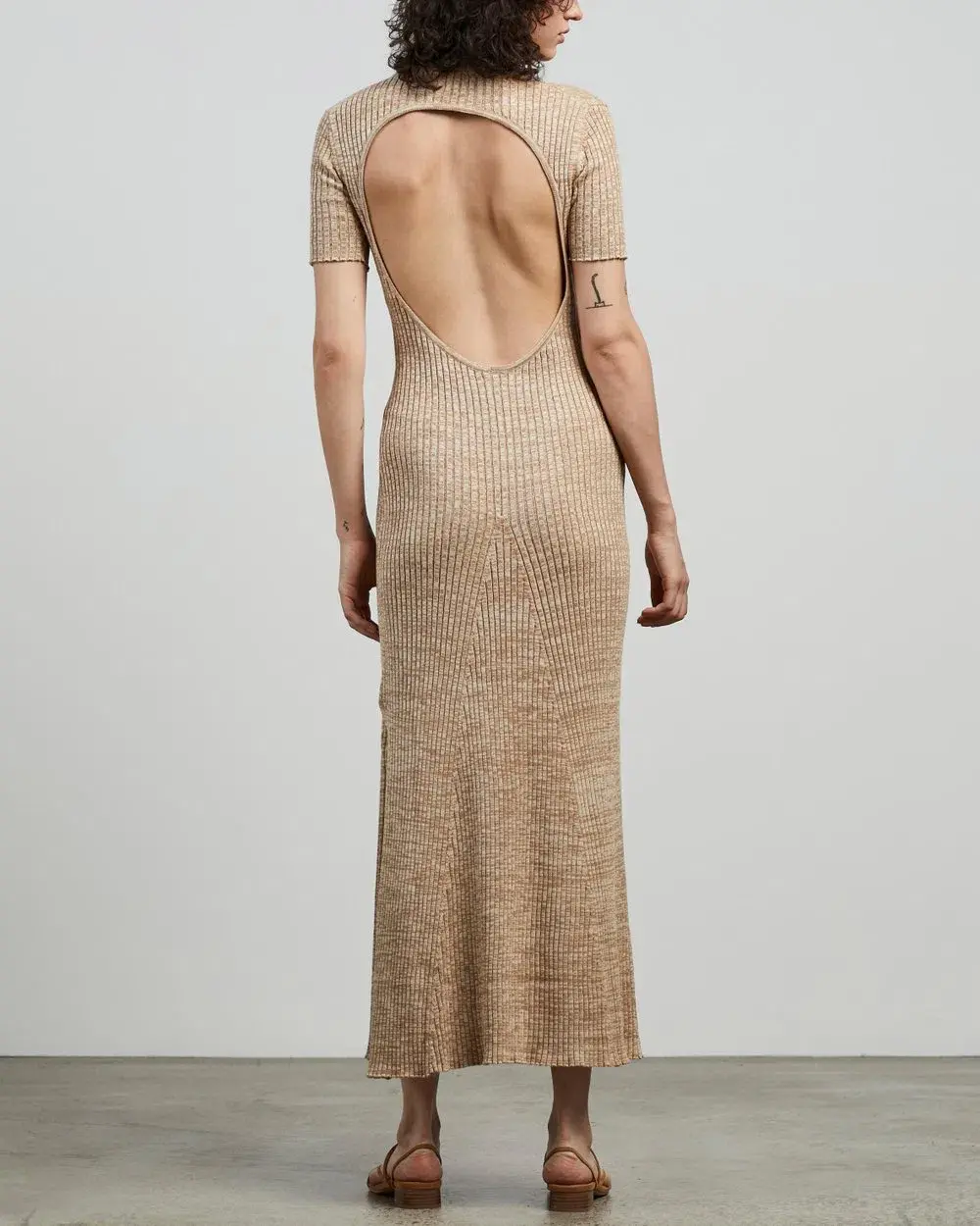 Anna Quan Sasha Dress Beige Size 10 - Image 3
