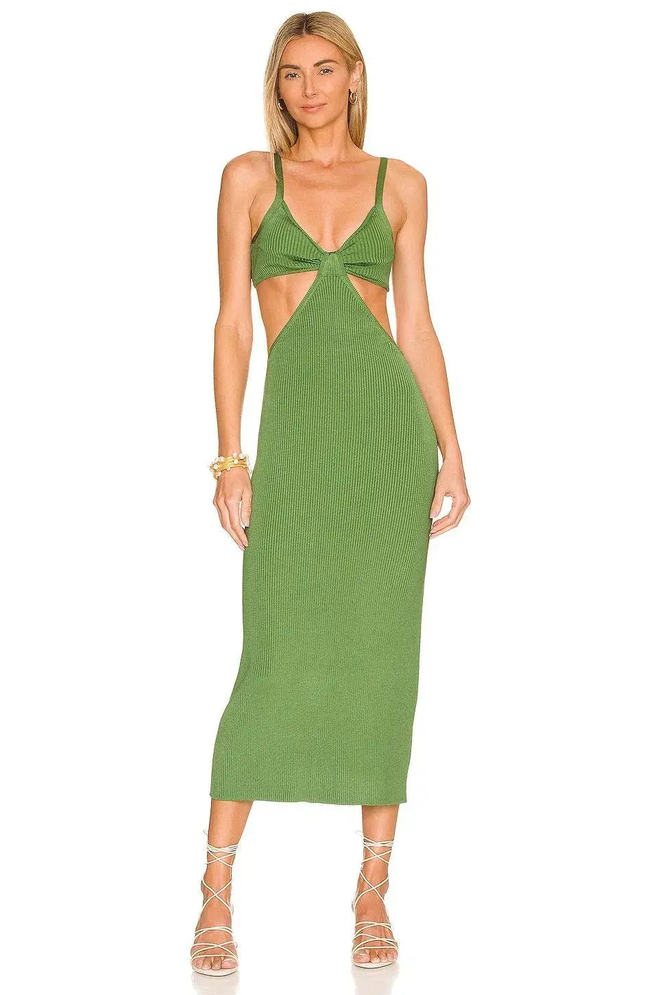 Cult Gaia Serita Dress Green Size 8 - Image 1