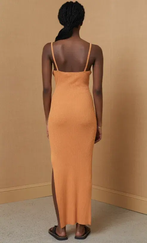 Bec & Bridge Margot Knit Dress Orange Size 10 - Image 2