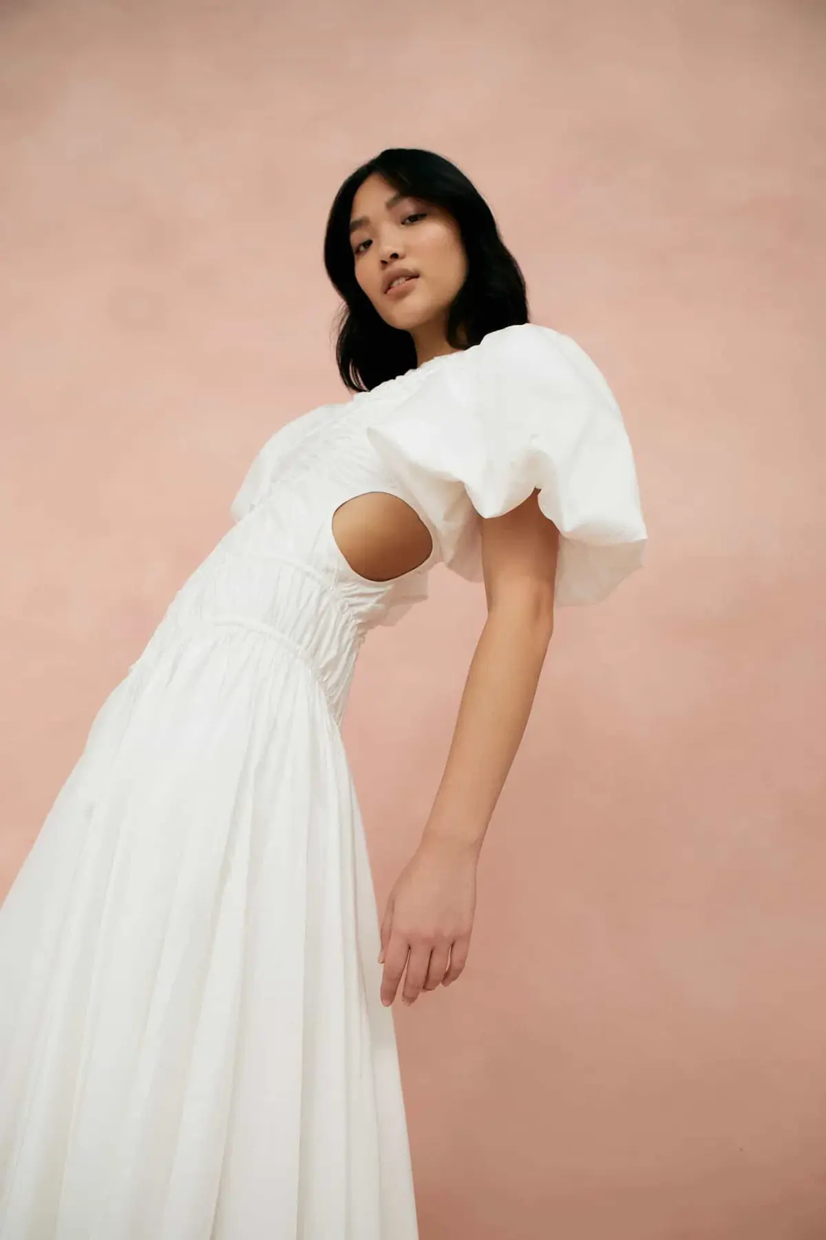 AJE Siren Midi Dress White Size 8  - Image 2