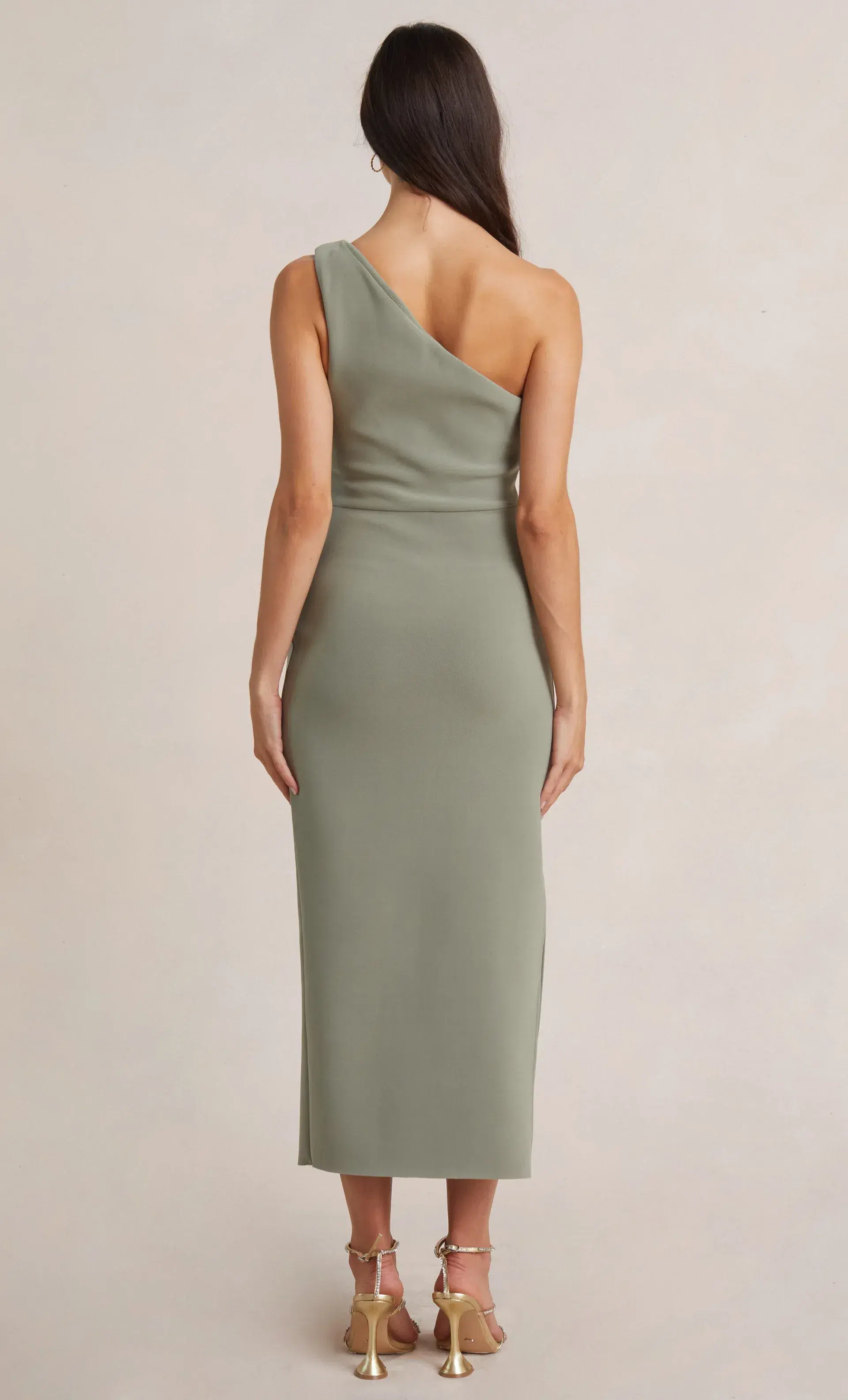 Bec & Bridge Be Mine Asym Dress Sage Size 6  - Image 4