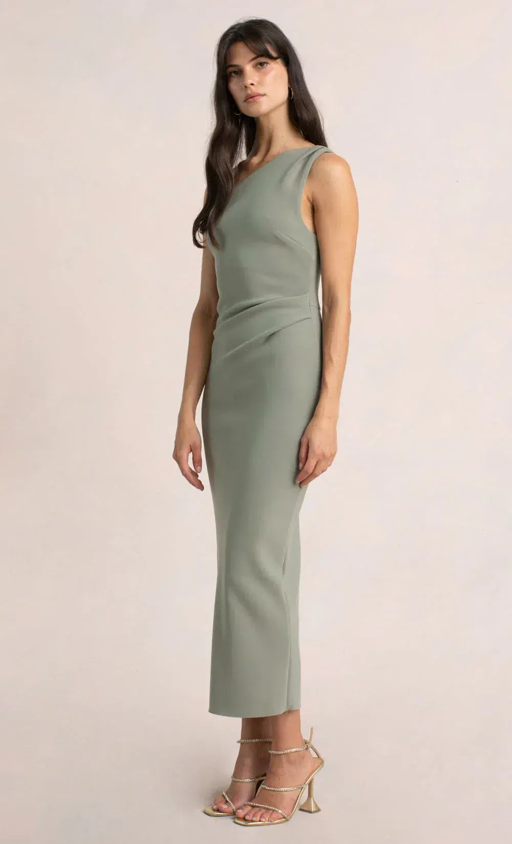 Bec & Bridge Be Mine Asym Dress Sage Size 6  - Image 2