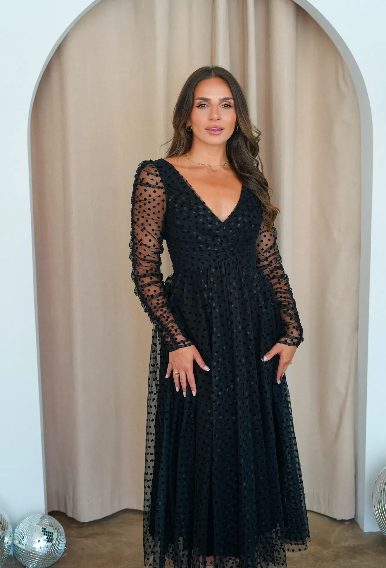 Zimmermann Ballet Tulle Midi Dress Black Size 0 / AU 8 - Image 3