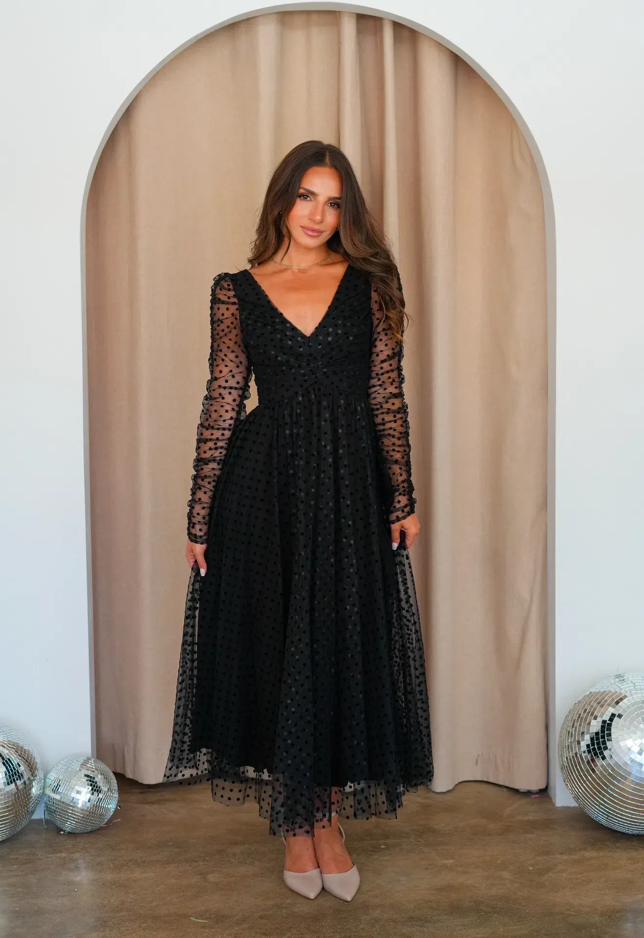 Zimmermann Ballet Tulle Midi Dress Black Size 0 / AU 8 - Image 1