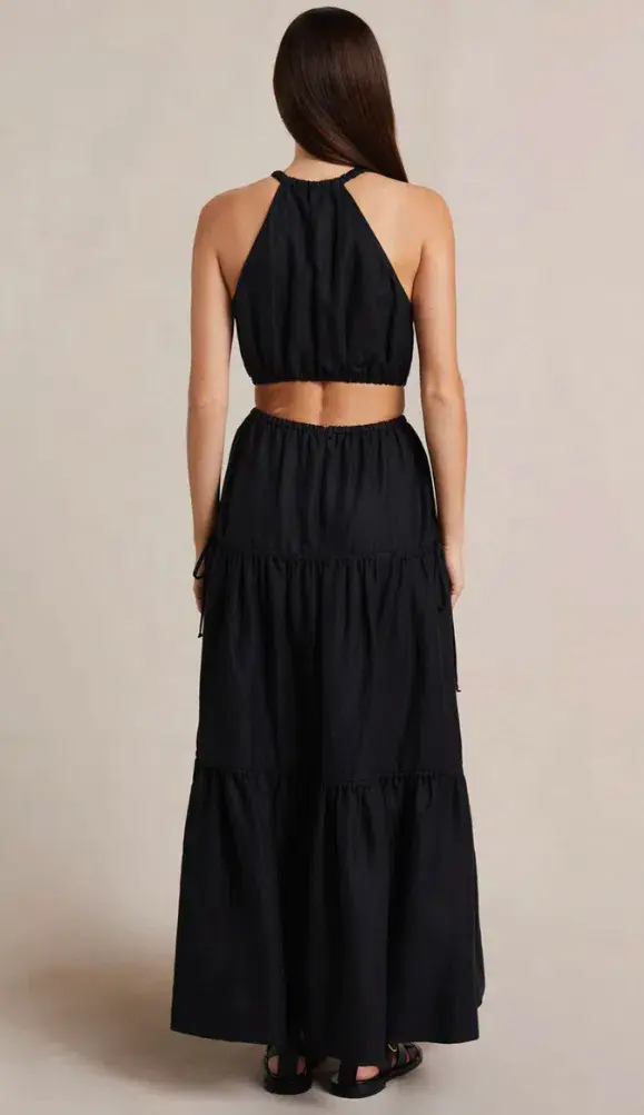Bec and Bridge Helene Maxi Dress Black Size 8 - Image 3
