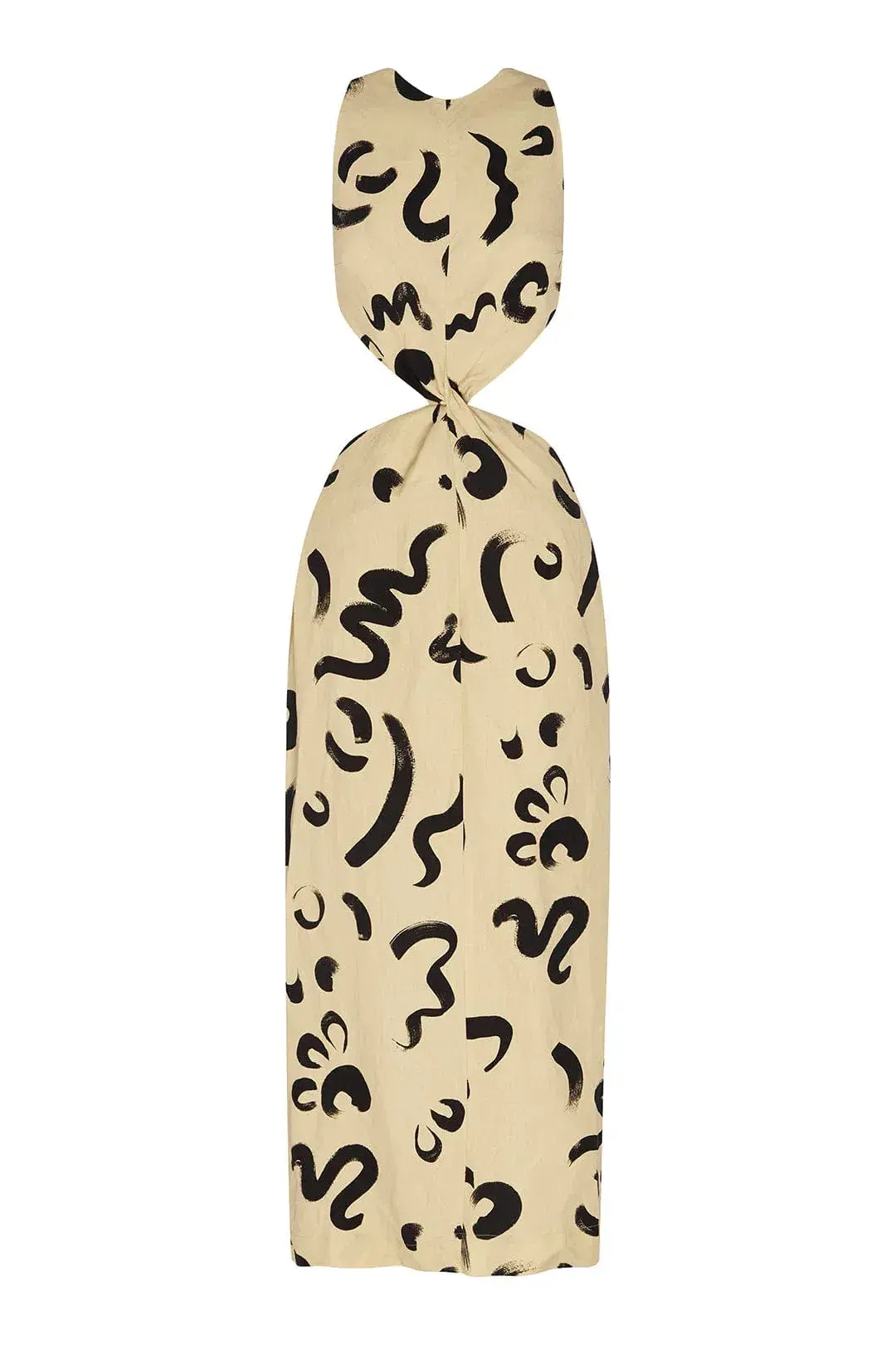 Alemais Brush Stroke Twist Dress Print Size 10 - Image 4