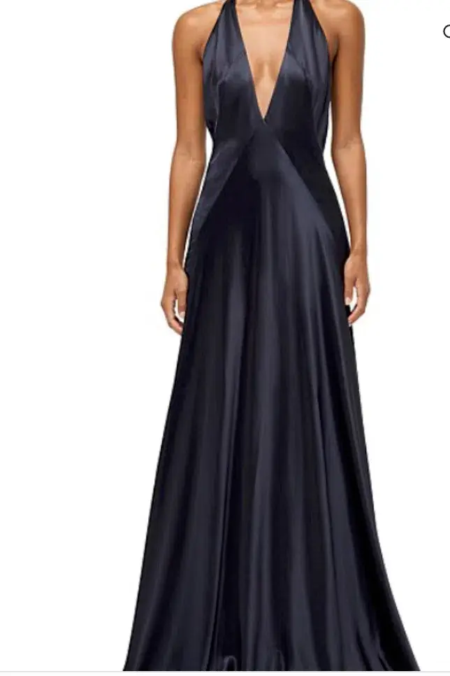 Michael Lo Sordo Bond 007 Paloma Maxi Dress Black Size 6  - Image 4