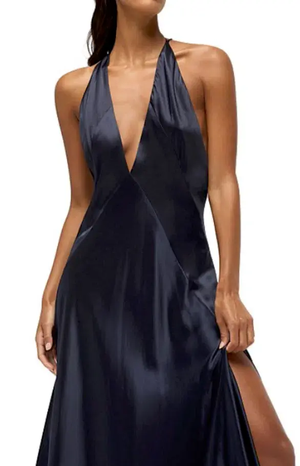 Michael Lo Sordo Bond 007 Paloma Maxi Dress Black Size 6  - Image 3