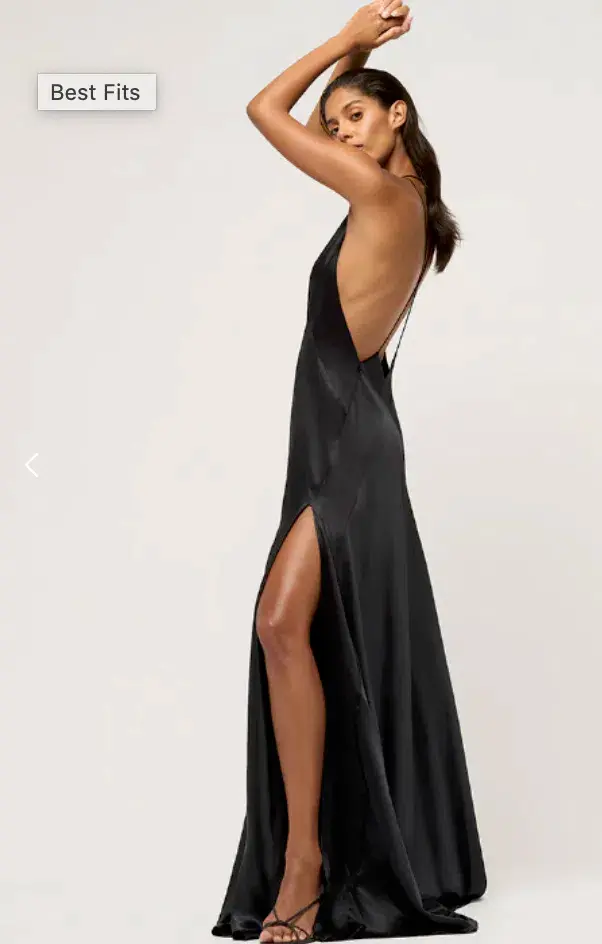 Michael Lo Sordo Bond 007 Paloma Maxi Dress Black Size 6  - Image 1