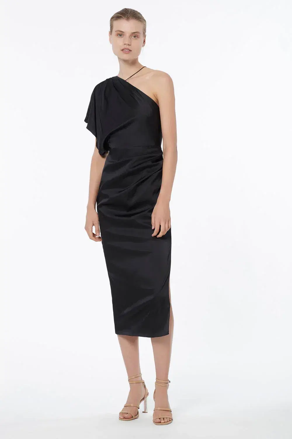 Manning Cartell Miami Heat Asymmetric Dress Black Size 12  - Image 1