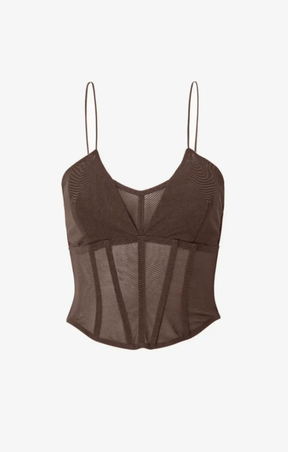 Viktoria and Woods The Sigma Bustier Brown Size 8 - Image 2