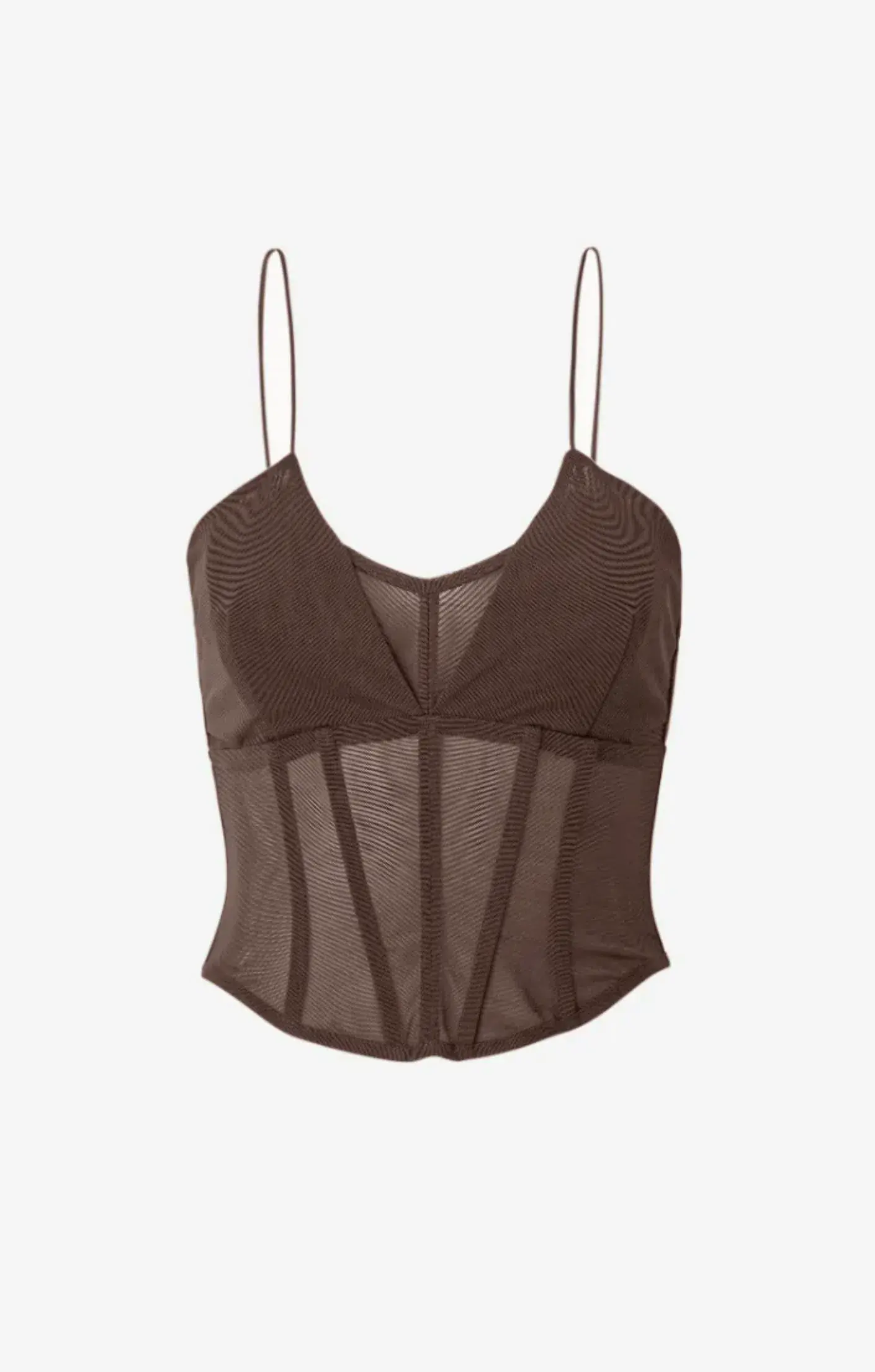 Viktoria and Woods The Sigma Bustier Brown Size 8 - Image 2
