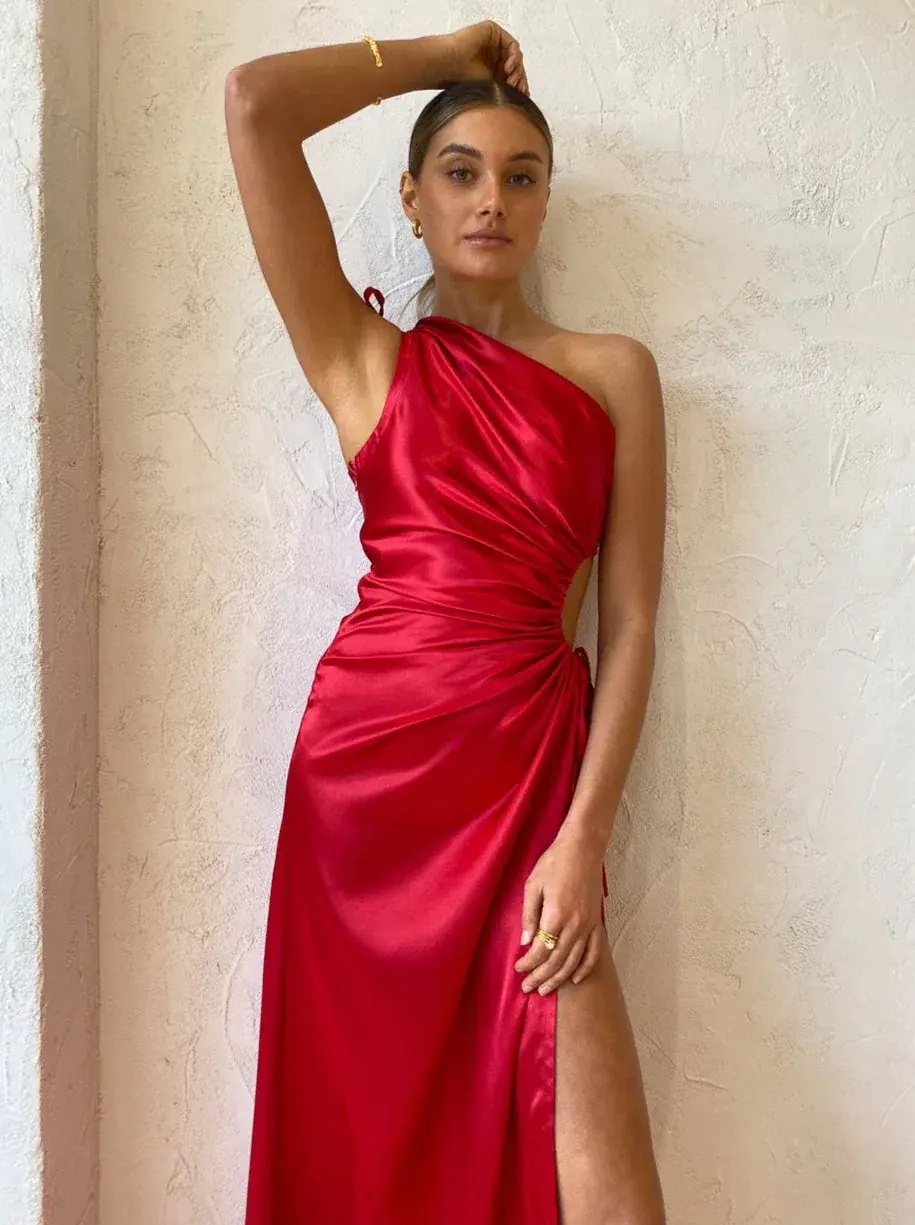 Sonya Moda Nour Maxi Dress Scarlett Red Size 10 - Image 3