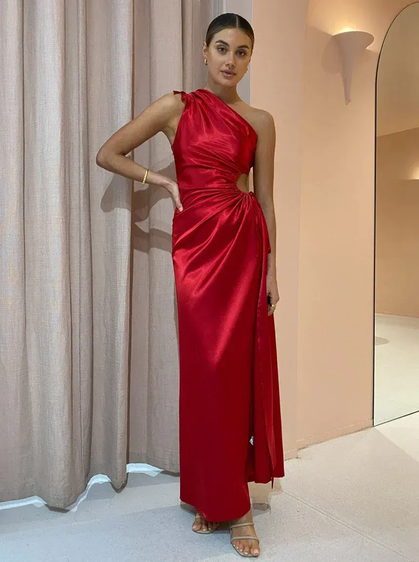 Sonya Moda Nour Maxi Dress Scarlett Red Size 10 - Image 2