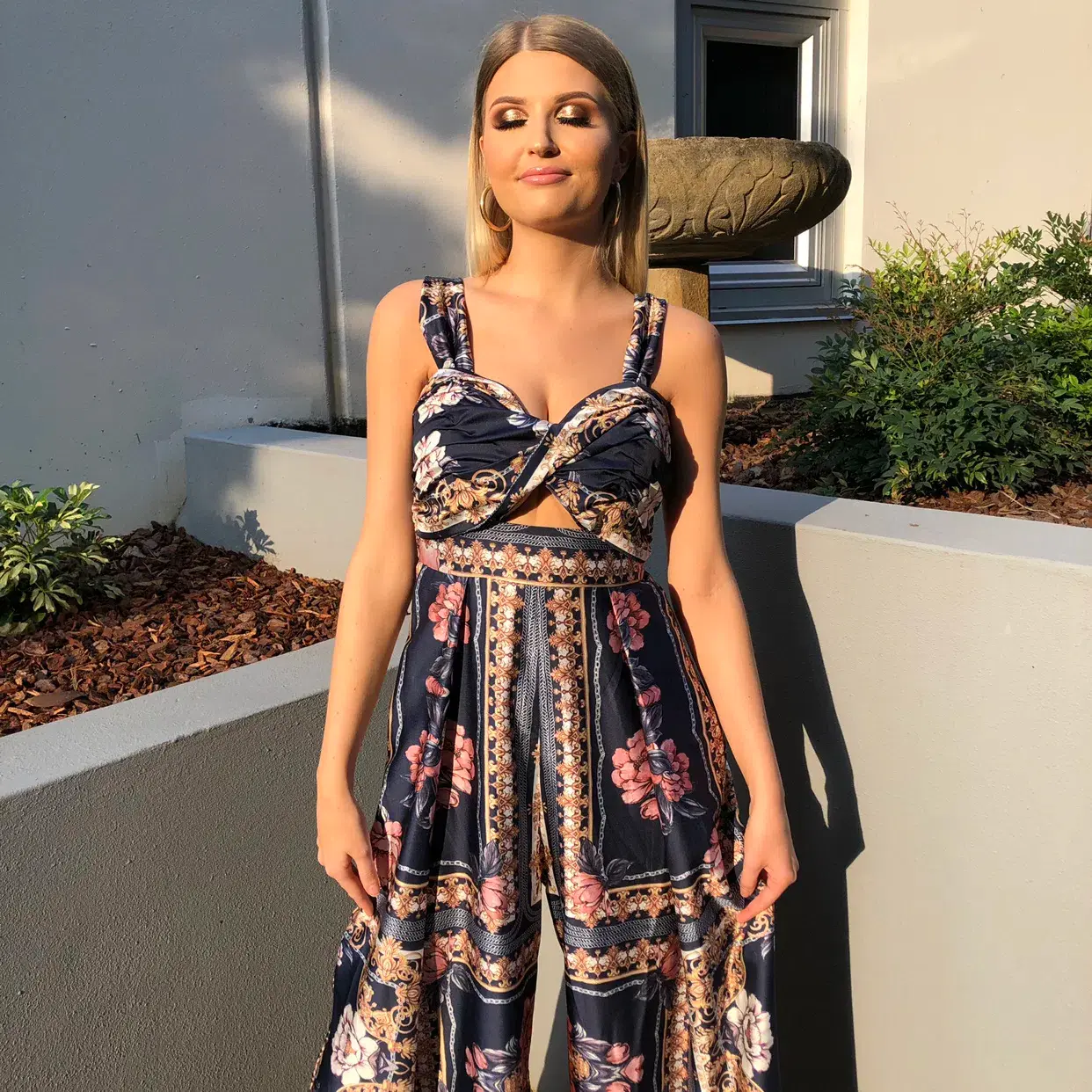 Sheike Donatella Jumpsuit Print Size 8 - Image 1